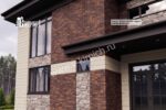 Кирпич лицевой керамический одинарный с утолщенной стенкой кортен флеш руст М150 — изображение 3