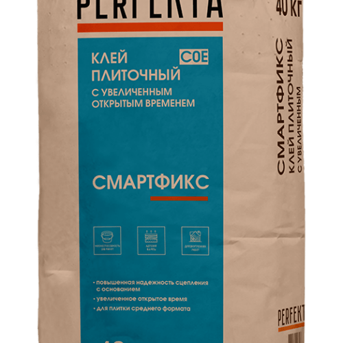 Клей плиточный с увеличенным открытым временем Смартфикс C0 E