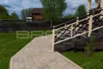 Тротуарная плитка Старый город Ландхаус, Color Mix Песчаник, 80 мм — изображение 4