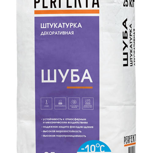 Штукатурка декоративная Шуба 1 мм Зимняя серия