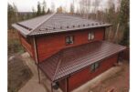 Металлочерепица "Квинта Уно" ("Kvinta Uno") 0,5 Satin RAL 8017 шоколад — изображение 8