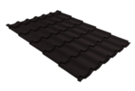 Металлочерепица Классик ("Classic") v01 0,5 PurLite M RAL 9005 черный