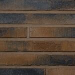 Минеральная плитка ручной формовки REAL BRICK Коричневый Базовый, 0.5 Ригель 440x50x20 мм