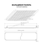 Фальцевая панель Металл Профиль FASTCLICK-В (VikingMP E-20-8004-0.5) — изображение 3