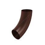Колено трубы Aquasystem D100 мм, GreenCoat Pural BT matt, RAL 8017 (коричневый)