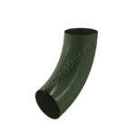 Колено трубы Aquasystem D100 мм, GreenCoat Pural BT, RR 11 (зеленый)