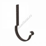 Крюк крепления желоба длинный (14 см) Aquasystem D125 мм, GreenCoat Pural BT matt, RR 32 (коричневый)