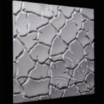 Гипсовая 3D панель Air Stone Мадагаскар П08, белая — изображение 2