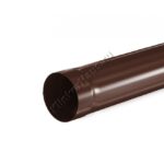 Труба водосточная 1м Aquasystem D90 мм, GreenCoat Pural BT, RAL 8017 (коричневый)