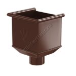 Воронка водосборная Aquasystem D100 мм, GreenCoat Pural BT matt, RAL 8017 (коричневый)