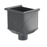 Воронка водосборная Aquasystem D100 мм, GreenCoat Pural BT matt, RR 23 (серый)