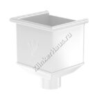 Воронка водосборная Aquasystem D90 мм, GreenCoat Pural BT, RR 20 (белый)