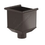 Воронка водосборная Aquasystem D90 мм, GreenCoat Pural BT, RR 32 (коричневый)