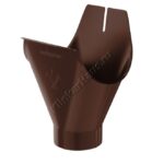 Воронка желоба Aquasystem D150 мм, GreenCoat Pural BT, RAL 8017 (коричневый)
