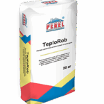 Цементно-известковая штукатурка Perel TeploRob, 20 кг